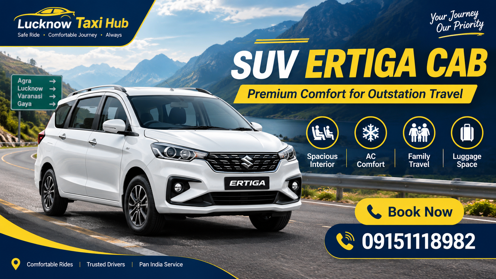 suv Ertiga cab booking